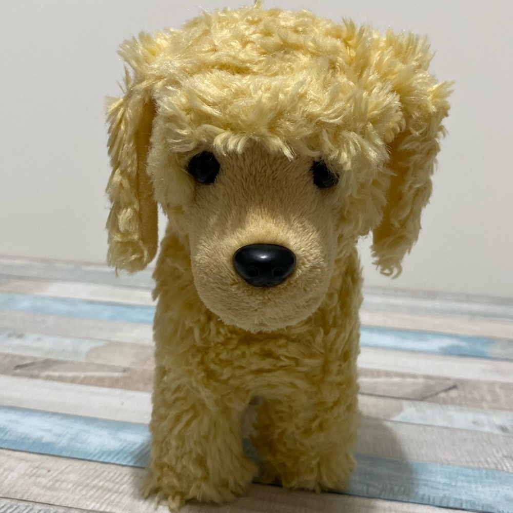 American Girl Doll Apricot Golden Poodle Dog